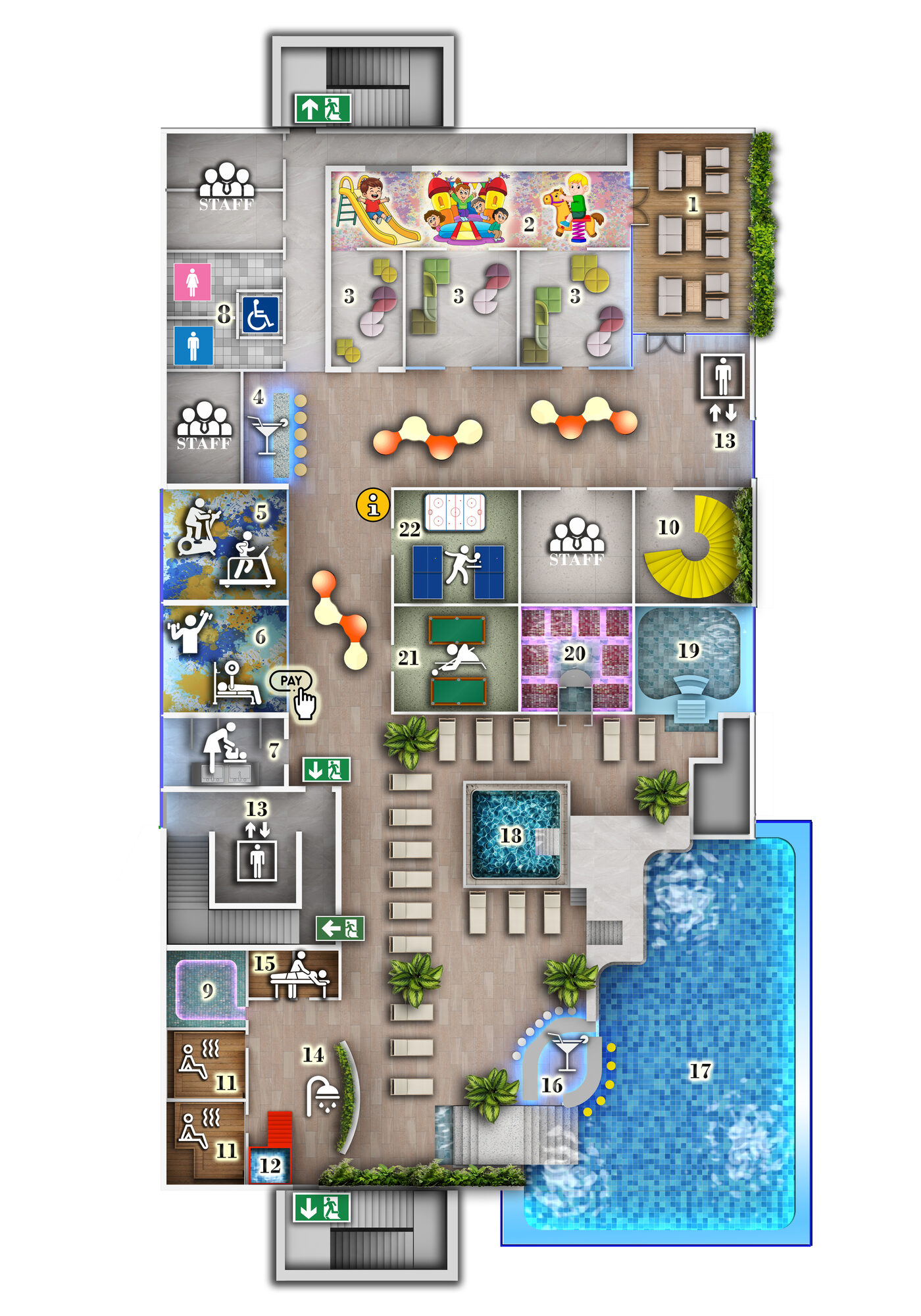Plan Etaj 1 AquaVentura