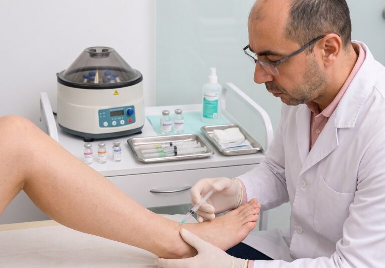 curs homeopate injectare glezna